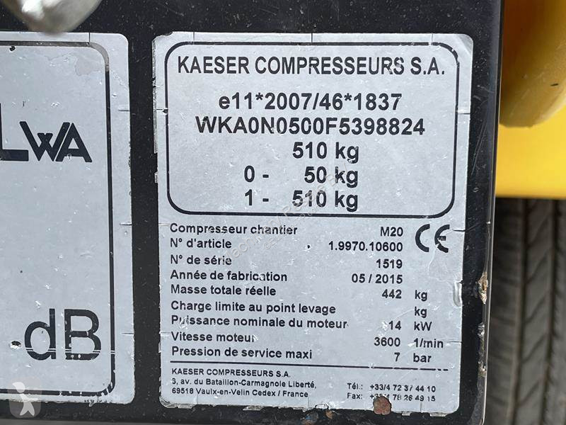 Materiaal voor de bouw Kaeser M 20