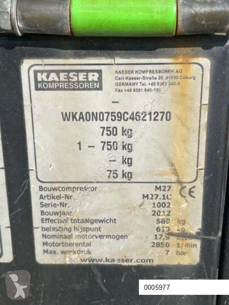 Materiaal voor de bouw Kaeser M27 Kubota 2,7 m3...