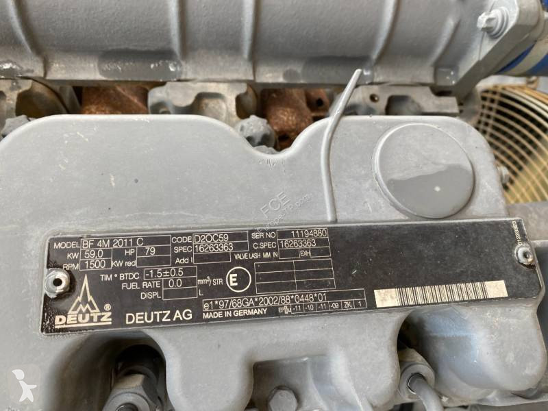 آلة لمواقع البناء Atlas Copco QAX 60 - Carte...