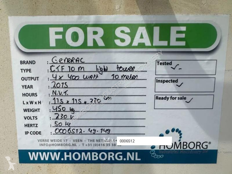 Material de obra Generac CTF10M 10 meter 230...