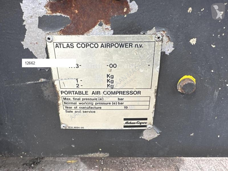 آلة لمواقع البناء  Lucht compressor - Gebruikt