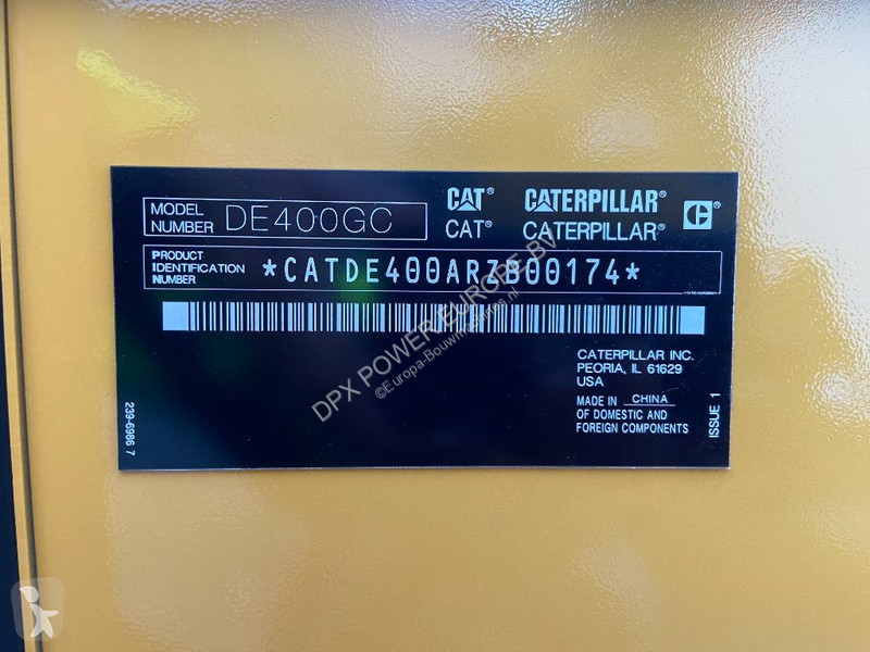 Строительное оборудование Caterpillar DE400GC -...