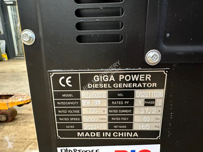 Stavebný stroj  PLD8500SE 8KVA silent set