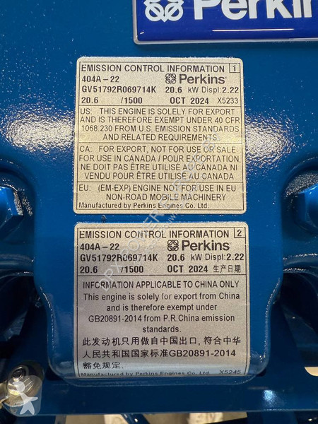 آلة لمواقع البناء FG Wilson P22-1 - 22 kVA Open...