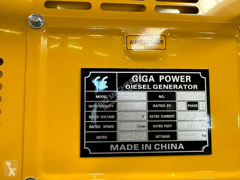 Stavebný stroj  PLD8500SE 8 kVA silent generator
