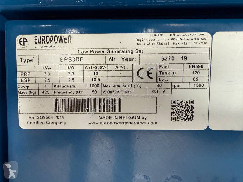 Строительное оборудование Kubota Z482 - 2,5kVA...