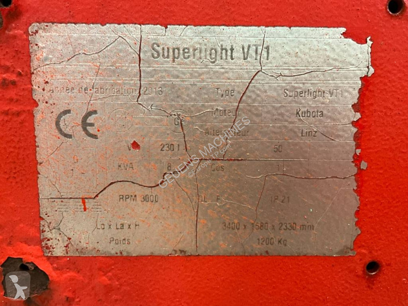 Matériel de chantier  VT 1