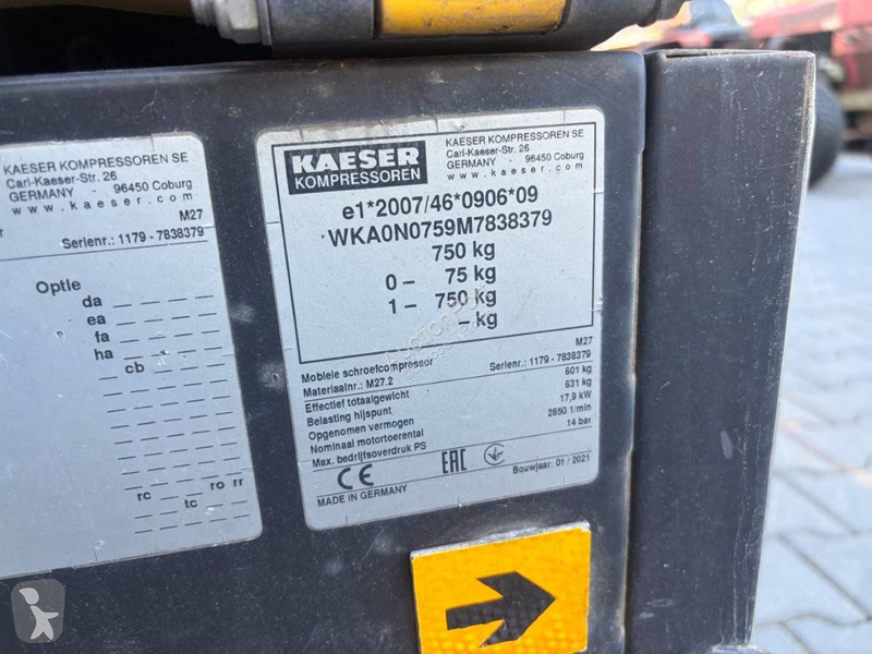 Matériel de chantier Kaeser M27