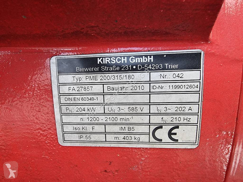 Entreprenørmaskiner Kirsch Gmbh PME200/315/180