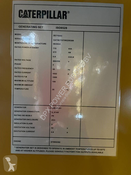 Materiaal voor de bouw Caterpillar DE715GC -...