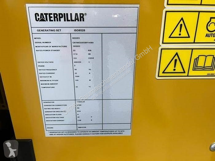 Material de obra Caterpillar DE 22 E3