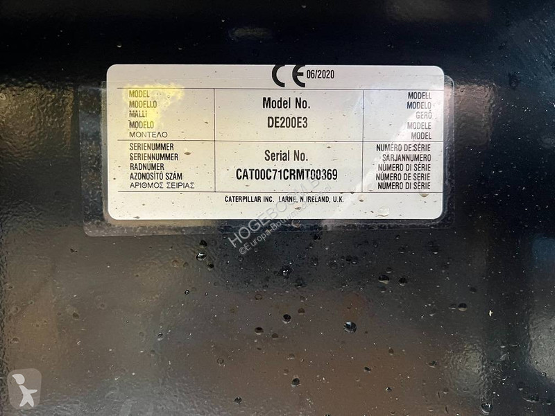 آلة لمواقع البناء Caterpillar DE 200 E3 200 kva...
