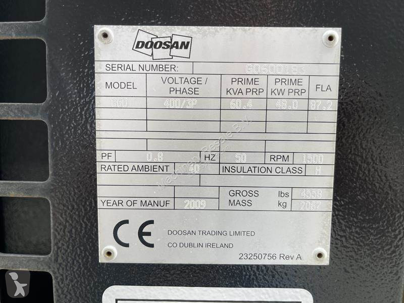 آلة لمواقع البناء Ingersoll rand G 60