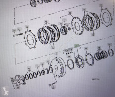 Alkatrészek Claas Sauer Getriebe SMF 22 - Claas Dominator - Silnik Hydrauliczny - Hydraulic Motor használt
