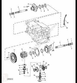 Yedek parçalar John Deere John Deere 3215 - Obudowa Mostu ikinci el araç