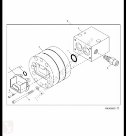 Alkatrészek Elektrozawór PVG32 PVEH passive Sauer danfoss 157B4035 használt