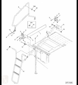 Náhradné diely Manitou Manitou 626 - Piasta ojazdený
