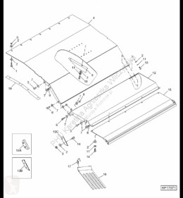 John Deere spare parts AH219743 John Deere 9880i STS - Płytka