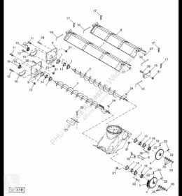 قطع غيار John Deere John Deere 620r - Sprężyna Sprzęgła Ślimaka مستعمل