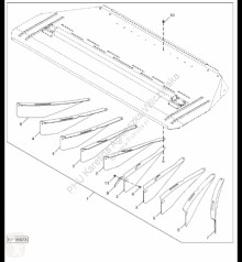 Repuestos John Deere H223217 John Deere 9880i STS - Łopatka usado