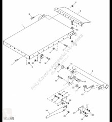 Yedek parçalar John Deere H132986 John Deere 9880i STS - Trzonek ikinci el araç