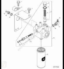 Repuestos John Deere AH128451 John Deere 9880i STS - Hydraul.zawór ciśnieniowy usado