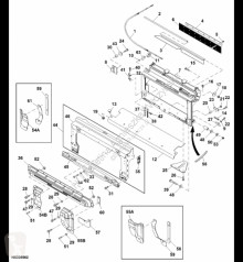 Repuestos John Deere HXE19597 John Deere 9880i STS - Deflektor usado