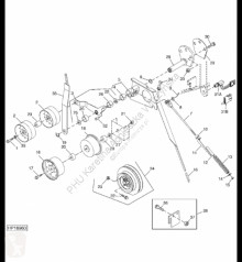 Резервни части John Deere AH223728 John Deere 9880i STS - Ramię втора употреба
