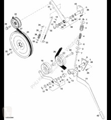 Резервни части John Deere H160992 John Deere 9880i STS - Koło prowadzące втора употреба