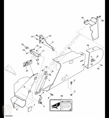 Repuestos John Deere AH205743 John Deere 9880i STS - Osłona usado