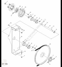 Repuestos John Deere H150782 John Deere 9880i STS - Koło prowadzące