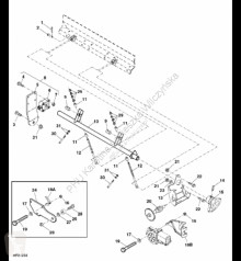 Repuestos John Deere AH224006 John Deere 9880i STS - Przekładnia ślimakowa usado