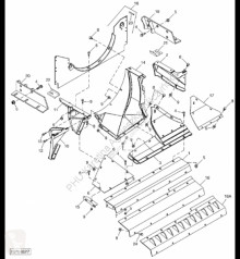 Резервни части John Deere H203560 John Deere 9880i STS - Obudowa втора употреба