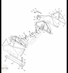 Резервни части John Deere AH221777 John Deere 9880i STS - Plandeka втора употреба