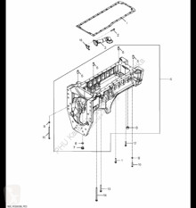 Pièces détachées John Deere RE528732 John Deere 8345R - Wlot pompy oleju occasion