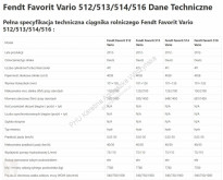 Repuestos Fendt Fendt Favorit Vario 516 - Zwolnica - Zwrotnica - Półoś - Skrzynia - Silnik - Siłowniki usado
