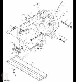 Reservdelar John Deere H207095 John Deere 9880i STS - Dźwignia begagnad