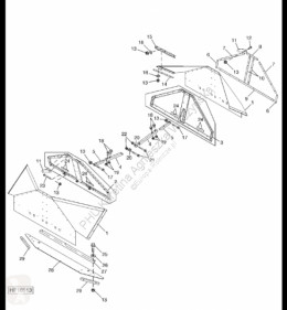 Części zamienne John Deere AH213485 John Deere 9880i STS - Przedłużenie używany