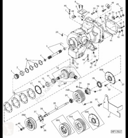 قطع غيار John Deere H101878 John Deere 9880i STS - Piasta مستعمل