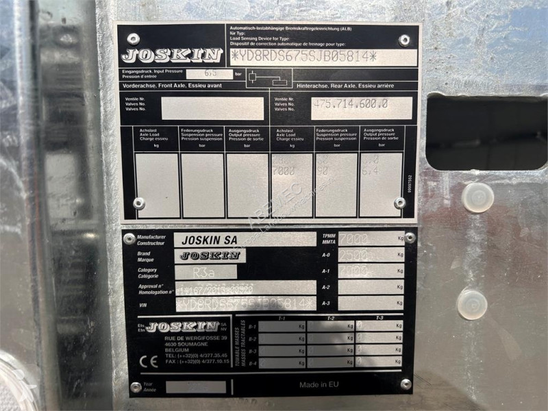 Lantbrukssläp Joskin Betimax 6750