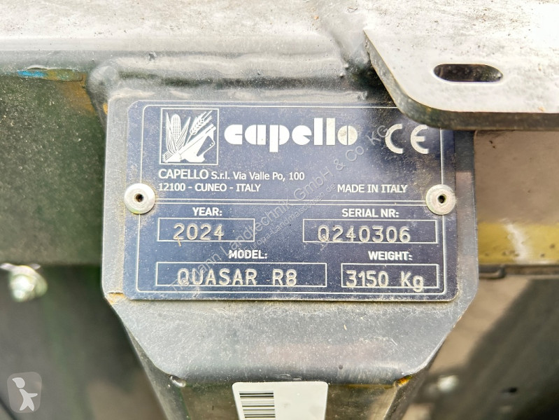 Збір врожаю Capello  Quasar R8