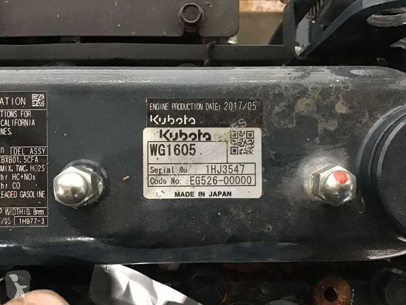 Repuestos Kubota WG1605 NEW