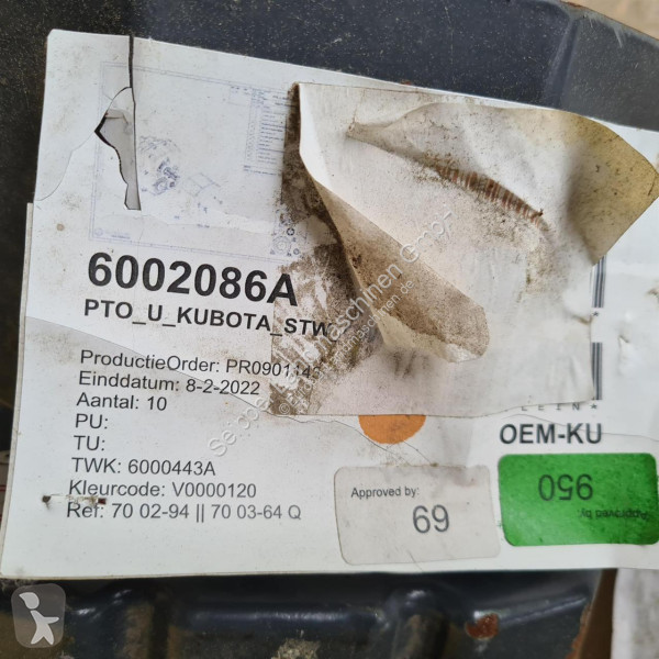 Reservedele Kubota  FRONTZAPFWELLE W26TS01579 STW