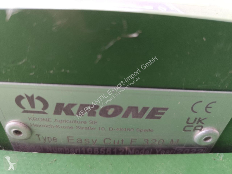 Pièces détachées Krone  EASY Cut F320 M