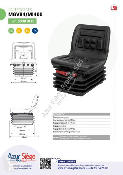 Peças agrícolas John Deere UNITEDSEATS