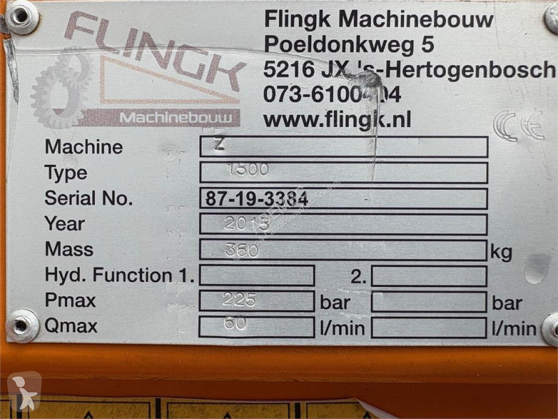Landbrugsdele  Flingk Z1500 instrooibak