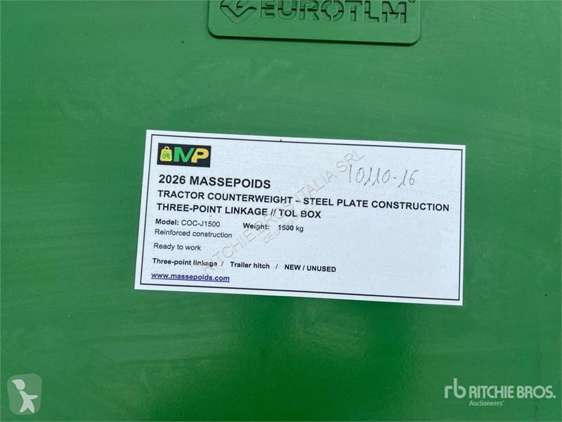 Massepoids COC-J1500 J-series steel three-point...