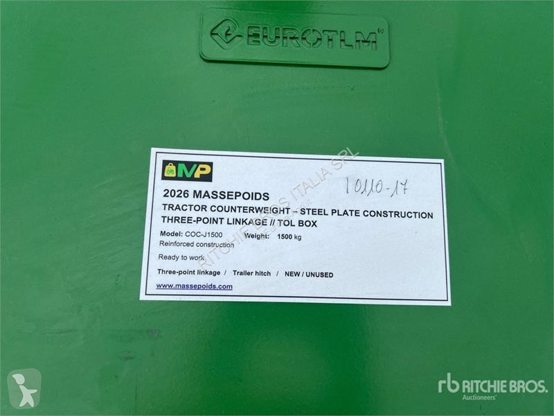 Massepoids COC-J1500 J-series steel three-point...