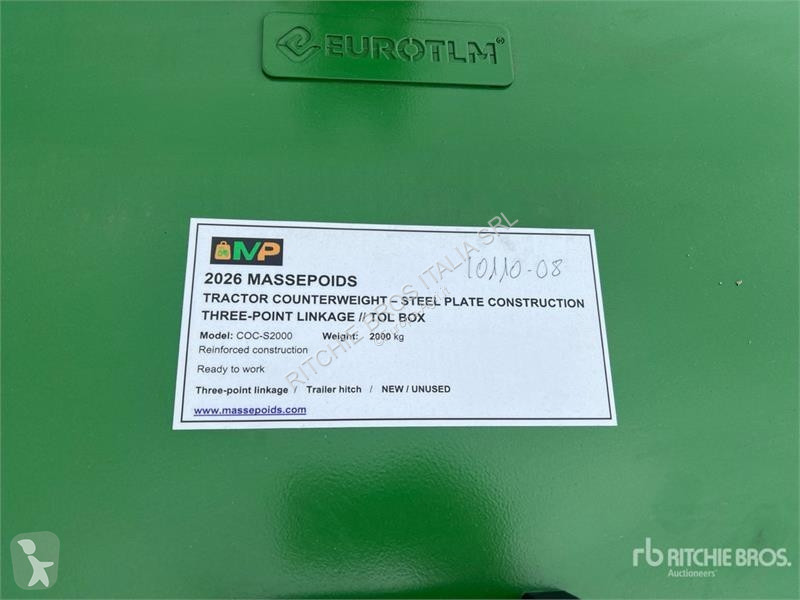Massepoids COC-S2000 S-series steel three-point...