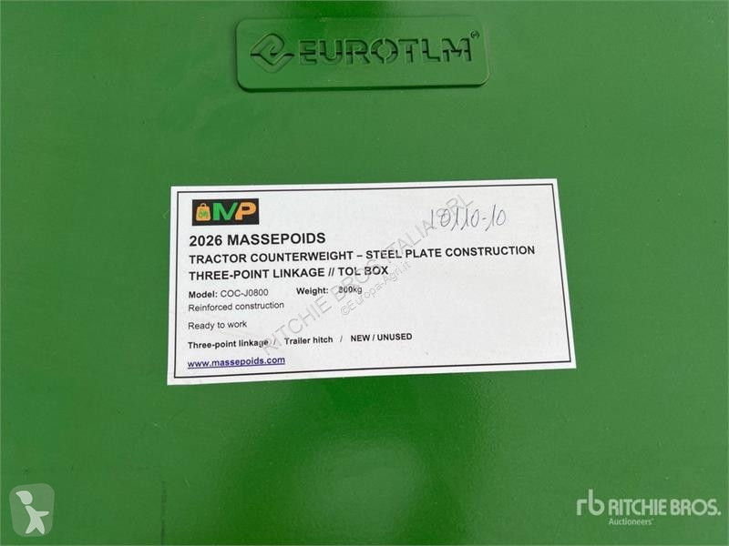 Massepoids COC-J0800 J-series steel three-point...